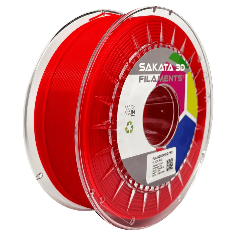 Bobina de filamento Sakata 3D PLA High Speed PRO de 1,75 mm y 1 kg