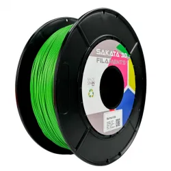 Filamento flexible reciclado Sakata 3D RE-FLEX 85A verde o negro - 1,75 mm, 1 kg