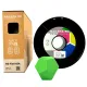 Filamento flexible reciclado Sakata 3D RE-FLEX 85A verde o negro - 1,75 mm, 1 kg