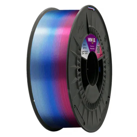 Filamento PLA SILK Tricolor - Seda Tricolor - 1.75mm - WINKLE