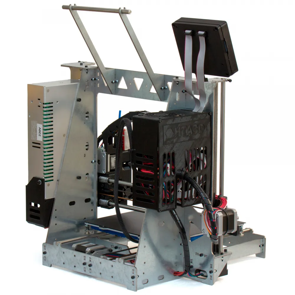 Vista trasera de la 3DSteel V2 con fuente de alimentación y caja ventilada para la SKR V1.4
