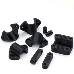 Piezas impresas de PETG para el eje Y de HTA3D 3DSteel V2