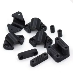Piezas impresas de PETG para el eje Y de HTA3D 3DSteel V2