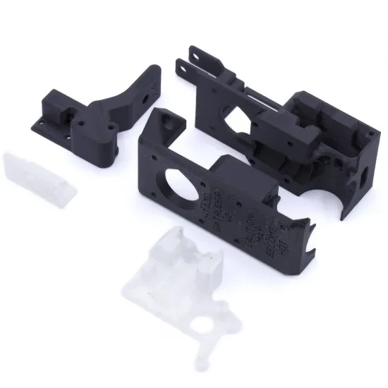 Piezas impresas en PETG para extrusor HTA3D V2