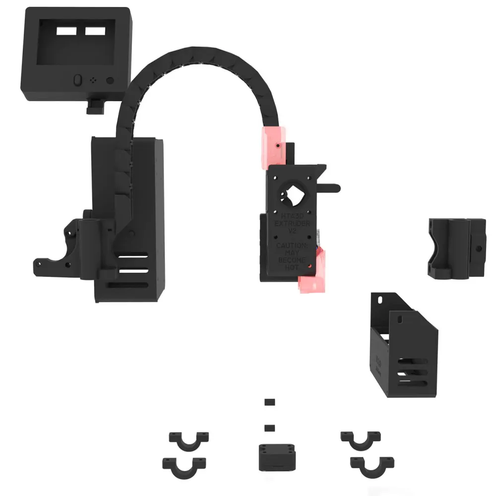 Conjunto de piezas impresas para la impresora HTA3D 3DSteel