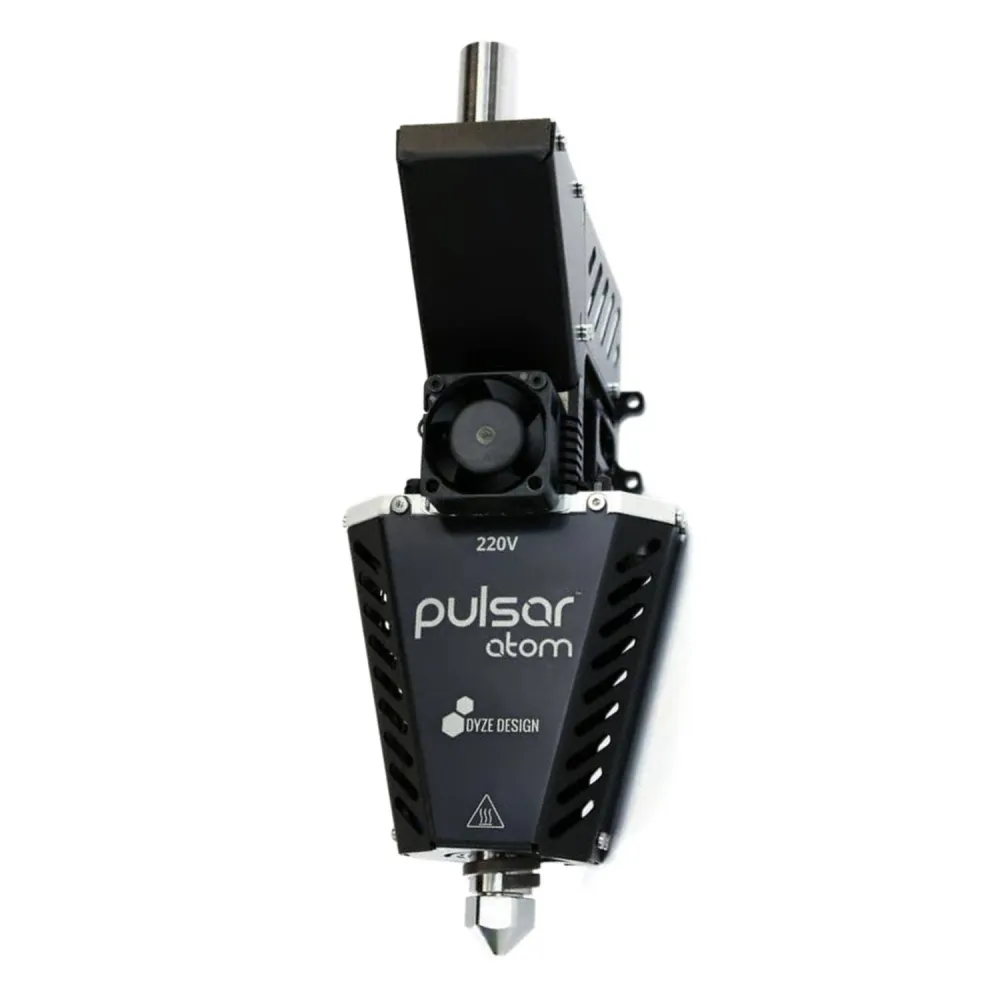 Extrusor de pellets Dyze Design Pulsar Atom de 220 V visto de frente