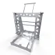 Marco P3Steel para Prusa i3 en acero galvanizado cortado por láser