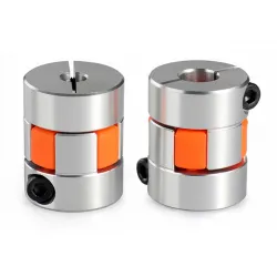 Acoplador flexible de flor de ciruelo 5 mm a 8 mm con inserto elastomérico