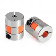 Acoplador flexible de flor de ciruelo 5 mm a 8 mm con inserto elastomérico