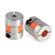 Acoplador flexible de flor de ciruelo 5 mm a 8 mm con inserto elastomérico