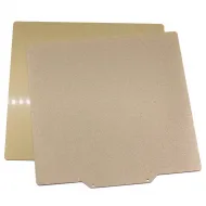 Lámina flexible de acero con PEI por ambas caras de 220 × 220 mm