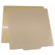 Lámina de acero flexible recubierta de Ultem (PEI) por ambos lados - gran fijación - para cama magnética 220x220mm