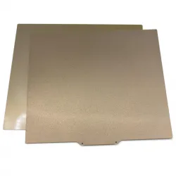 Lámina flexible de acero con PEI/Ultem liso y texturizado — 330 × 330 mm
