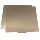Lámina de acero fléxible recubierta de Ultem (PEI) por ambos lados - gran fijación - para cama magnética 330x330mm