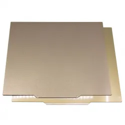 Lámina flexible de acero con PEI por ambas caras de 350 × 350 mm
