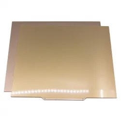 Lámina flexible de acero con PEI por ambas caras de 350 × 350 mm