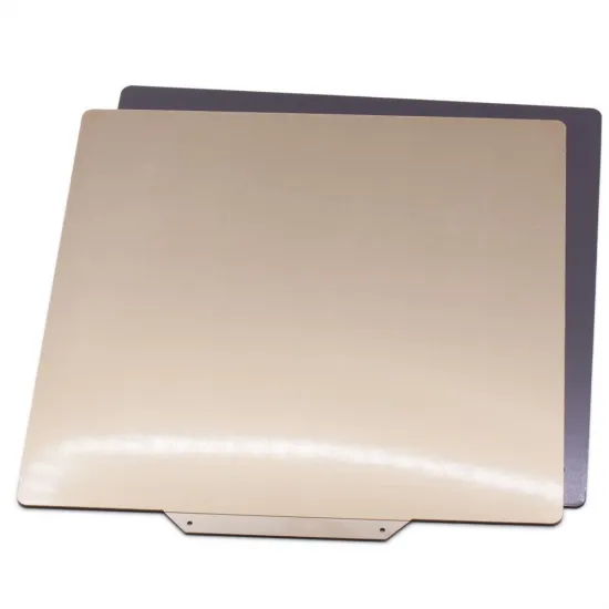 Lámina flexible de PEI texturizada y lisa - gran fijación - para cama magnética 220x220mm