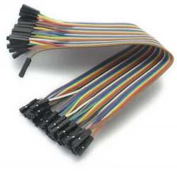 Cable Dupont 1 Pin Hembra-Hembra 15 cm