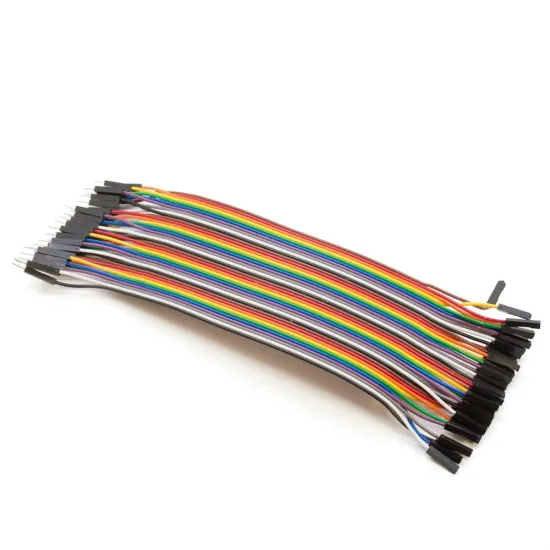 Cable Dupont 1 pin Macho-Hembra 15 cm | Paso 2,54 mm
