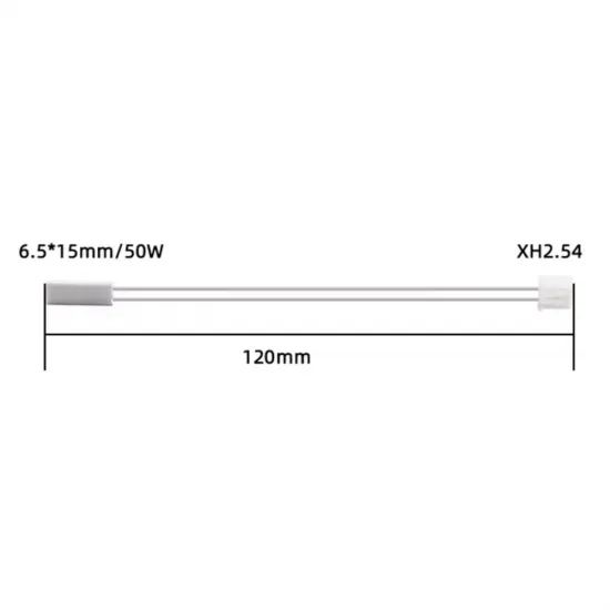 24 V 48 W flat ceramic heater for Bambu Lab X1 / X1C