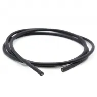 Cable flexible de silicona 12 AWG negro – cobre estañado, 1 m