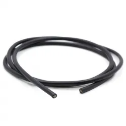 Cable flexible de silicona 12 AWG negro – cobre estañado, 1 m