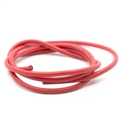 Cable flexible de silicona 12 AWG rojo – cobre estañado, 1 m