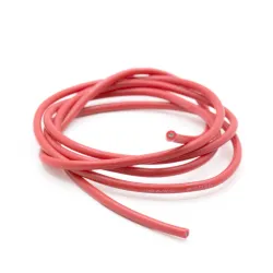 Cable flexible de silicona 16 AWG rojo – cobre estañado, 1 m