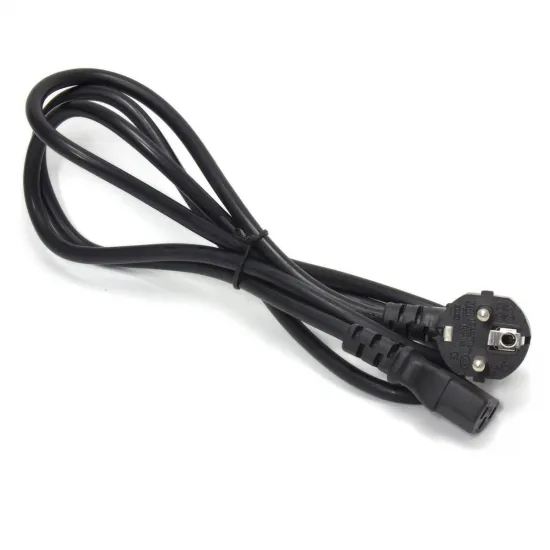 Cable de alimentación Schuko a IEC C13 para PC y equipos electrónicos – 1,5 m