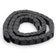 Cadena portacables cerrada de nylon 10 × 10 mm – longitud 1 m