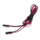 Cable Dupont 2 pines Hembra-Hembra 70 cm | Paso 2,54 mm
