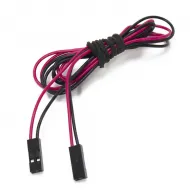 Cable Dupont 2 pines Hembra-Hembra 70 cm | Paso 2,54 mm