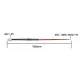 Termistor 104NT-4 Fresa 3D con cable de 100 mm y conector GH1.25