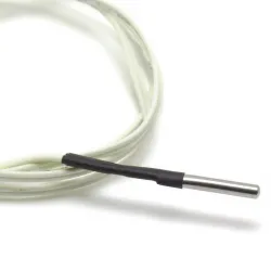 Termistor NTC 100K Beta 3950 encapsulado de 3 mm con cable de 1 m y conector Dupont