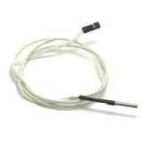 Termistor NTC 100K Beta 3950 encapsulado de 3 mm con cable de 1 m y conector Dupont