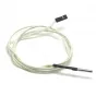 Imagen de Termistor NTC 100K Beta 3950 encapsulado de 3 mm con cable de 1 m y conector Dupont