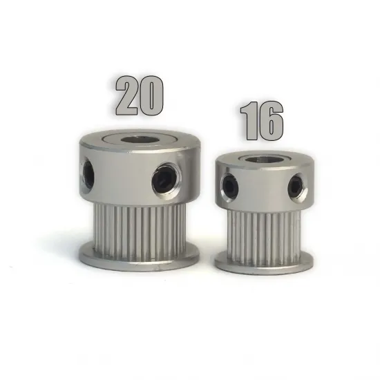 Polea GT2 de 20 dientes para correa de 6 mm y eje de 5 mm