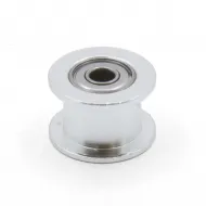 Polea loca lisa GT2 tamaño 16T con rodamiento para correa de 6 mm, DI 3 mm