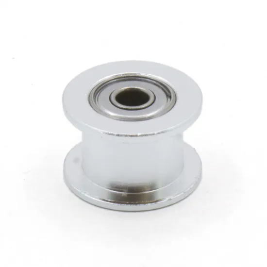 Polea loca lisa GT2 tamaño 16T con rodamiento para correa de 6 mm, DI 3 mm