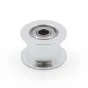 Imagen de Polea loca lisa GT2 tamaño 16T con rodamiento para correa de 6 mm, DI 3 mm