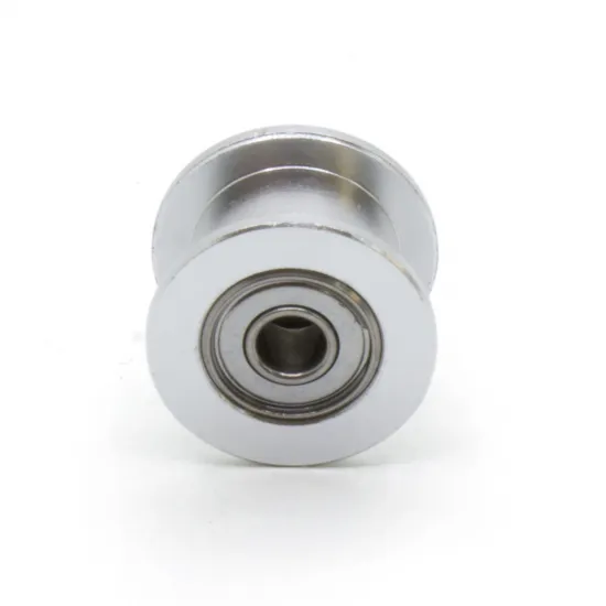 Polea loca lisa GT2 tamaño 16T con rodamiento para correa de 6 mm, DI 3 mm