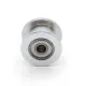 Polea loca lisa GT2 tamaño 16T con rodamiento para correa de 6 mm, DI 3 mm