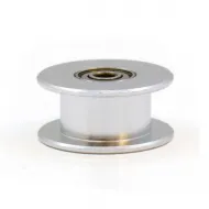 Polea loca lisa GT2 tamaño 20T con rodamiento para correa de 6 mm, DI 3 mm