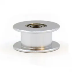 Polea loca lisa GT2 tamaño 20T con rodamiento para correa de 6 mm, DI 3 mm