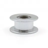 Polea loca lisa GT2 tamaño 20T con rodamiento para correa de 6 mm, DI 5 mm