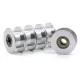 Polea loca lisa GT2 tamaño 20T con rodamiento para correa de 6 mm, DI 5 mm