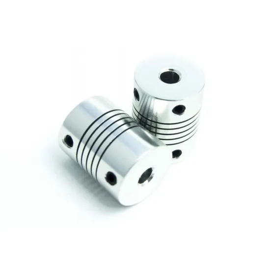 Acoplador flexible 5 mm a 5 mm para husillo del eje Z - Aluminio