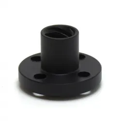 Tuerca POM T8×8 con brida para husillo trapezoidal de 8 mm