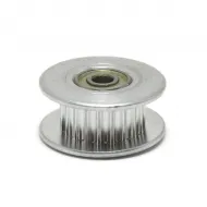 Polea loca dentada GT2 20T con rodamiento para correa de 6 mm, DI 3 mm