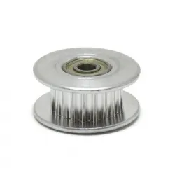Polea loca dentada GT2 20T con rodamiento para correa de 6 mm, DI 3 mm